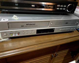 #197	Polaroid VHS/DVD Player	 $30.00 
