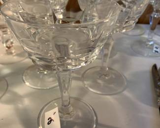 #139	7 pc champagne/sherbert Glasses - 6" Tall	 $21.00 
