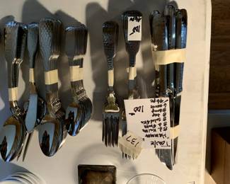 #137	Towle Hammer - Total of 46 pcs Silverware	 $100.00 
