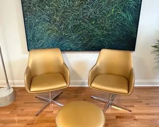 010 GLOBAL ALLIES MCM Task Chairs  Ottoman