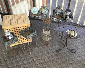 Plant Stands Patio Decor