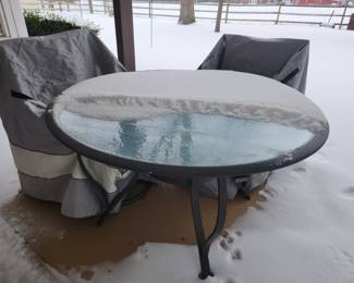 Patio table and chairs