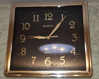 Bulova wall clock