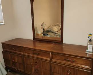 Dixie Furniture dresser with mirror