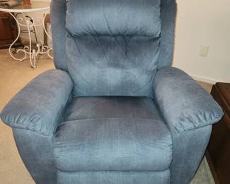 La-Z-Boy blue recliner