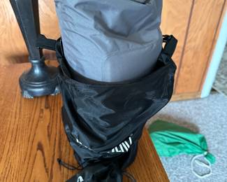 Inflating camping pad