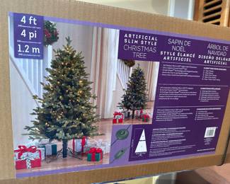 4' prelit Christmas tree