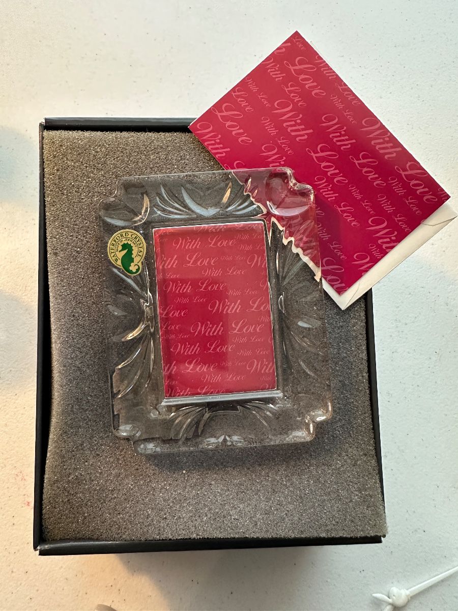 Waterford picture frame - new in box