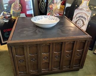 MCM walnut Drexel side table