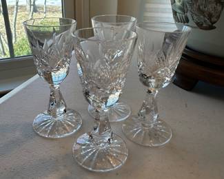 Waterford cordial glasses.....