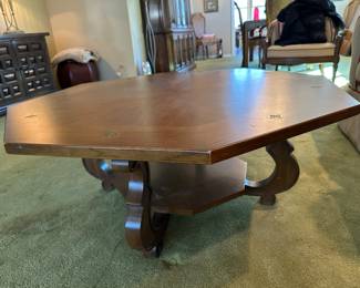 MCM walnut Drexel coffee table.....