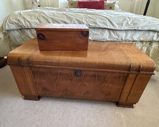Cedar chest (locked and no key.....)