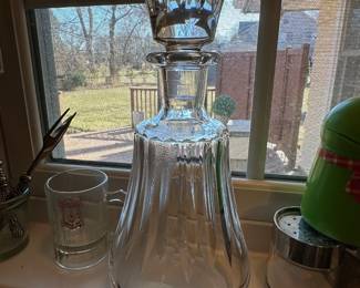 Baccarat crystal decanter