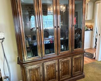 Lighted china cabinet