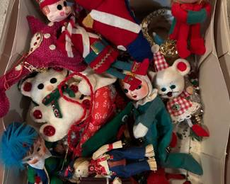 Vintage Christmas ornaments