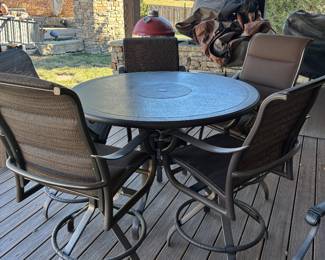 6 top outdoor patio set