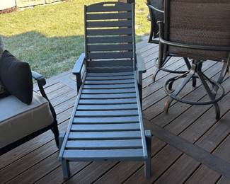 4 piece matching wooden outdoor set