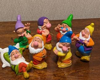 Vintage Walt Disney 7 Dwarfs  