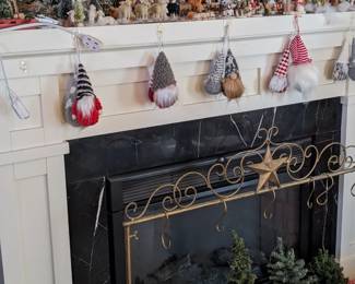 Electric Fireplace, Antique and vintage Christmas items