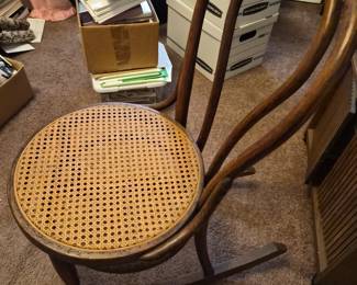 Vintage Child’s Bentwood/cane Rocking Chair