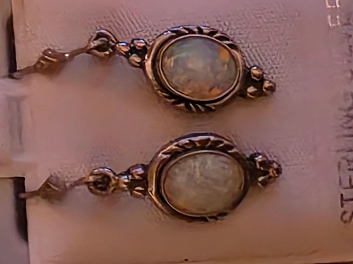 Sterling earrings. One of several pairs we have added to our large selection of jewelry priced at $20.