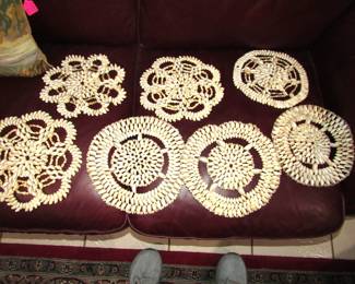 Vintage shell trivets