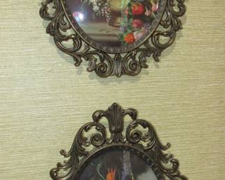 Italian metal framed art