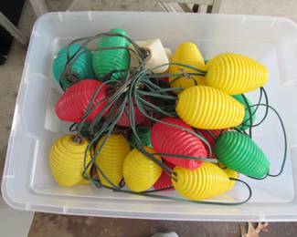 Vintage patio lights