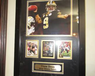 Drew Brees autographed