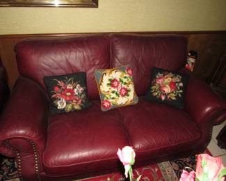 Nice matching leather loveseat