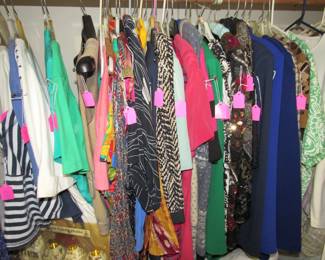 Lots of vintage & designer clothes