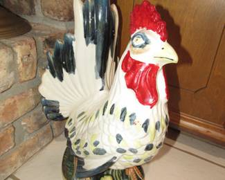 Huge ceramic chicken