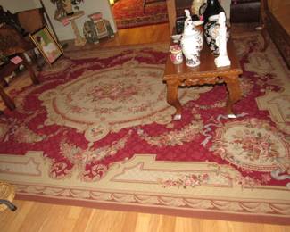 Chinese Abuson needlepoint rug 9' x 12' 1"