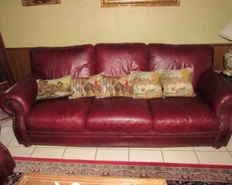 Nice leather sofa