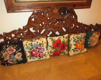 Needlepoint pillows