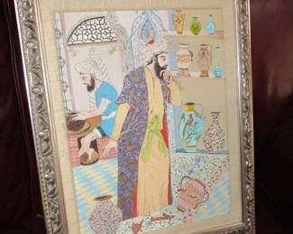 Persian oil painting