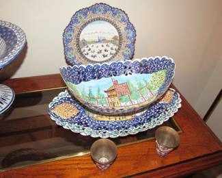 Persian enamel ware