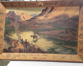 Very cool Falstaff beer advertising poster from 1958