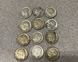 Silver dimes