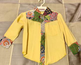 Vintage boys western style shirt 