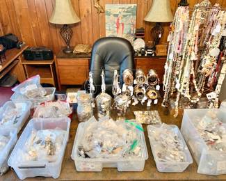 SO MUCH jewelry available. Sterling silver rings/necklaces as well as TONS of costume jewelry!