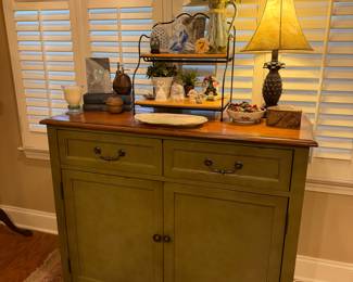 Pier 1 two drawer/2 door side cabinet