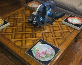 Large wood coffee table 