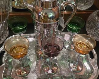 Chrome cocktail shaker