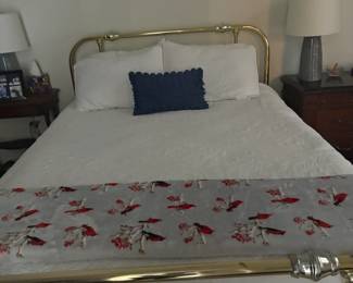 Queen Bed with Mattress and Box Spring