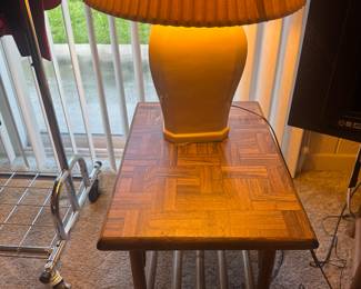 End Table and Lamp