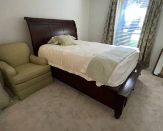 beautiful sleigh bed