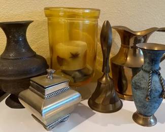 Home Decor Candle Holders, Vases  Small Containers 