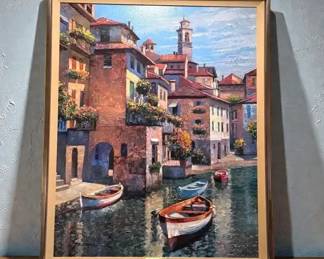 Artist Howard Behrens Hidden Cove  Lake Como