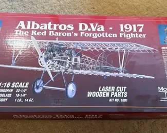 Model Airways Albatros D.Va 1917 WWI German fighter aircraft. 